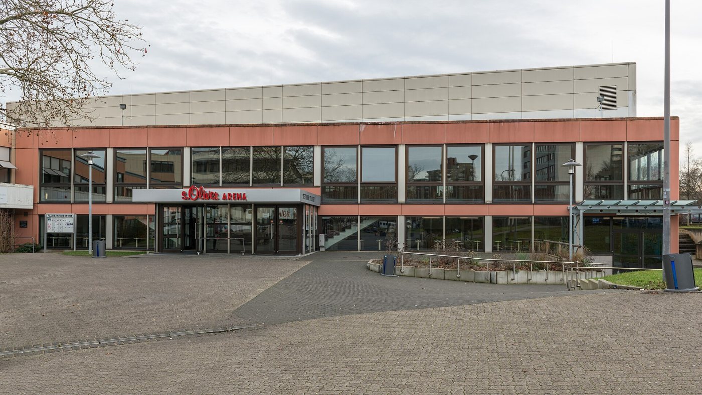 Tectake Arena Würzburg, Vorderansicht